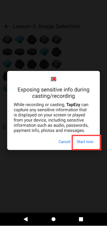 Image in a image block