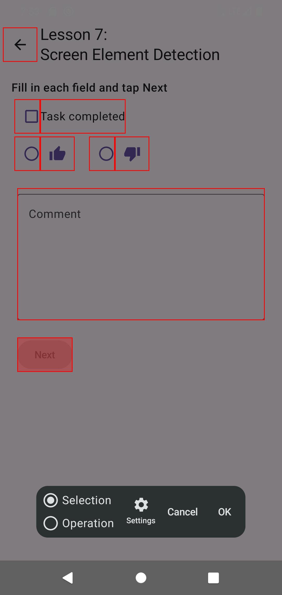 Image in a image block